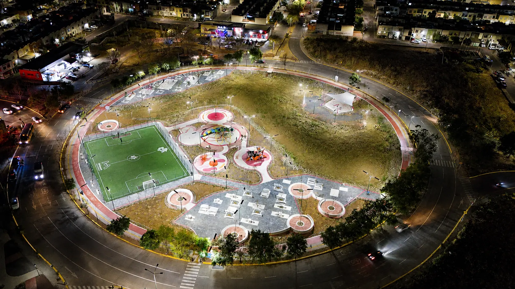Parques y plazas públicas
