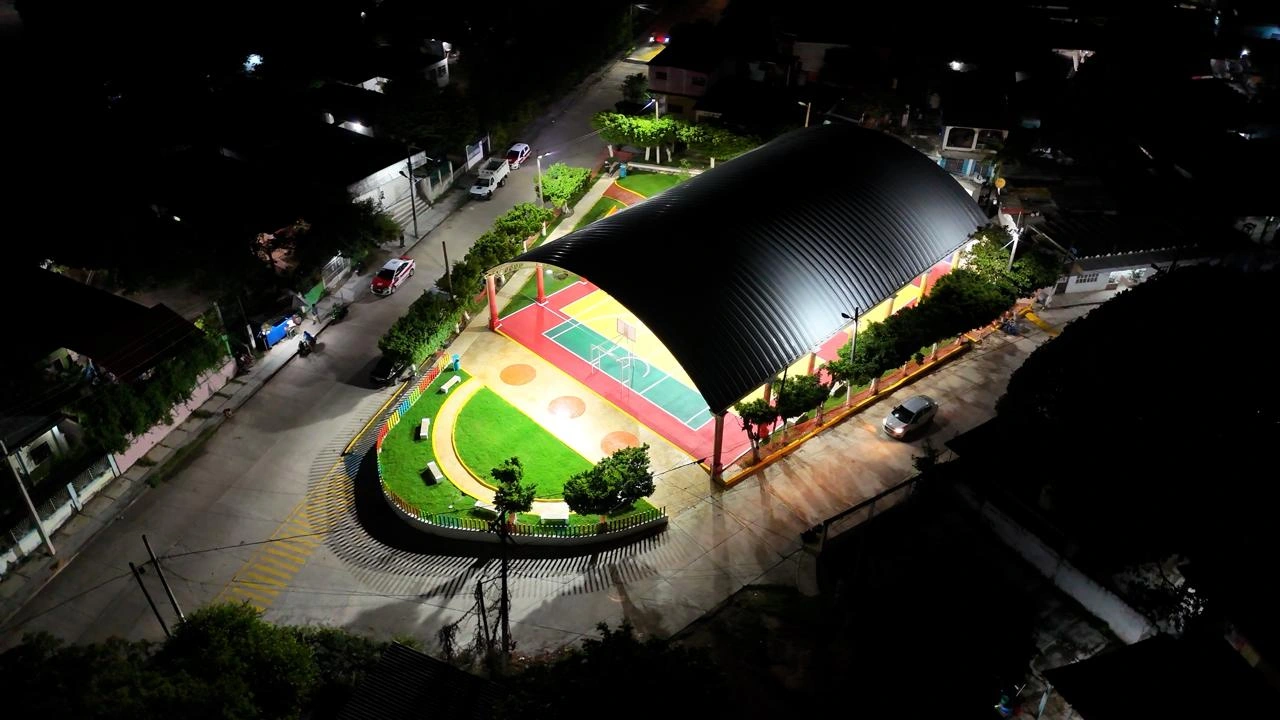 Imagen aérea Luminarias
