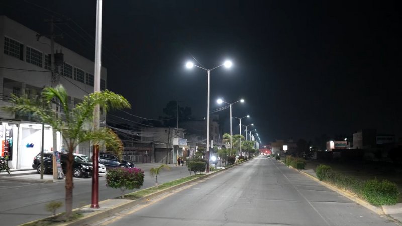 Alumbrado Público en Chiconcuac, Edo. Méx.